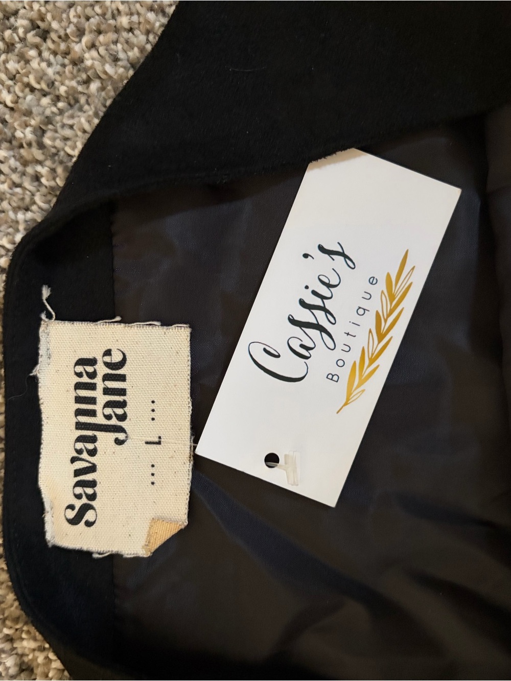 Savanna Jane NWT Black Mini Skirt Multicolor Embroidered Floral Boho Festival - Picture 8 of 11
